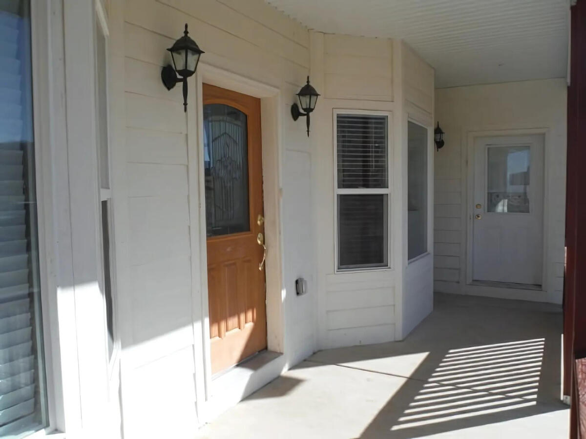 Front door and porch Front door and porch